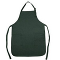 Poly Cotton Apron w/ 2 Pockets